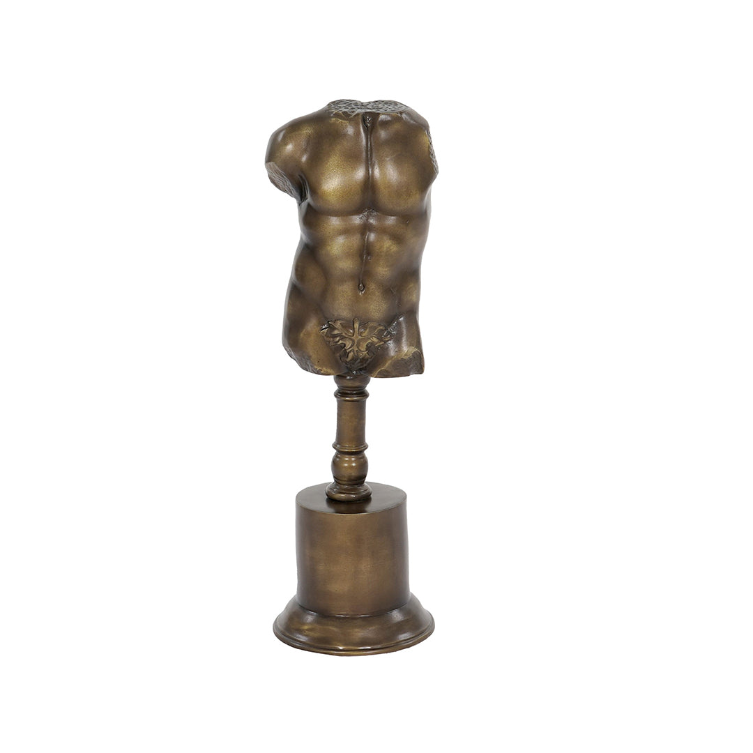 VERDI BRONZE TORSO ON MARBLE BASE
