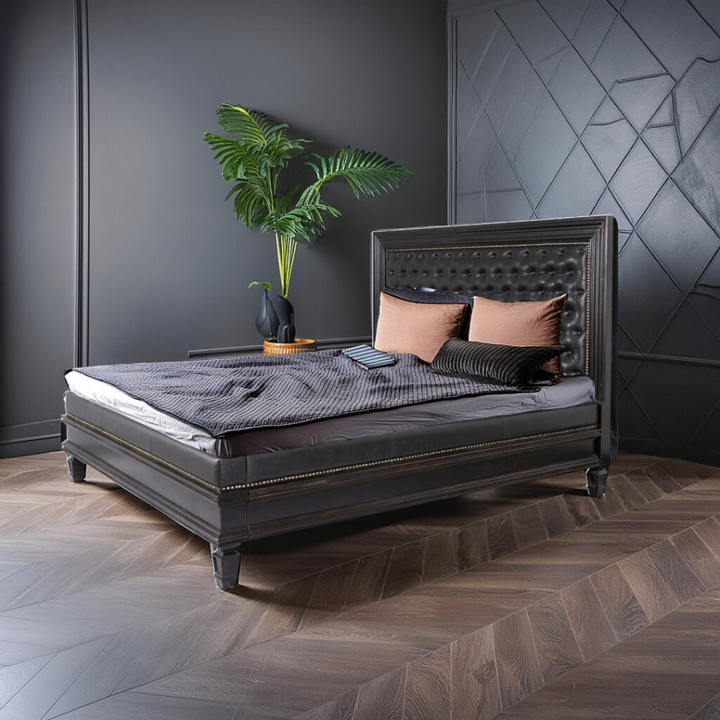 Acacia Wood King Bed